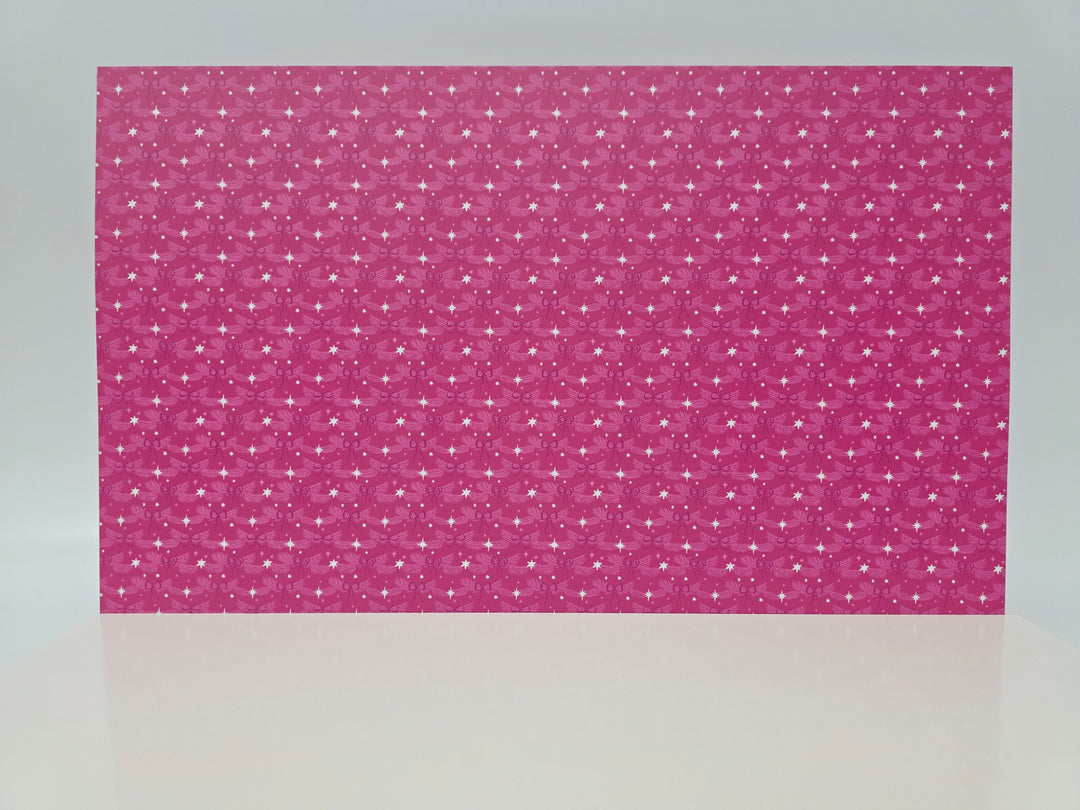 PatternPly® Full Coverage Pink Bows and Pine