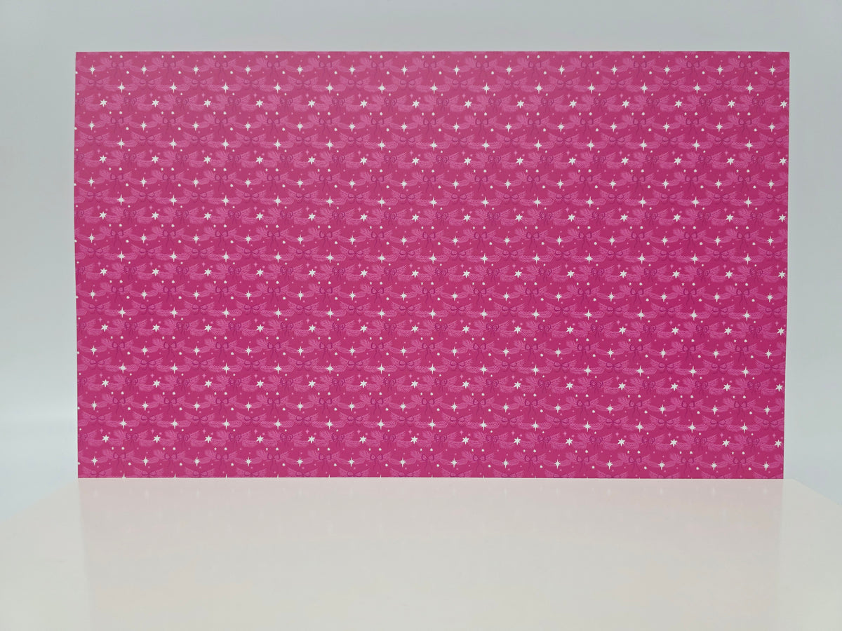 PatternPly® Full Coverage Pink Bows and Pine product photo 2