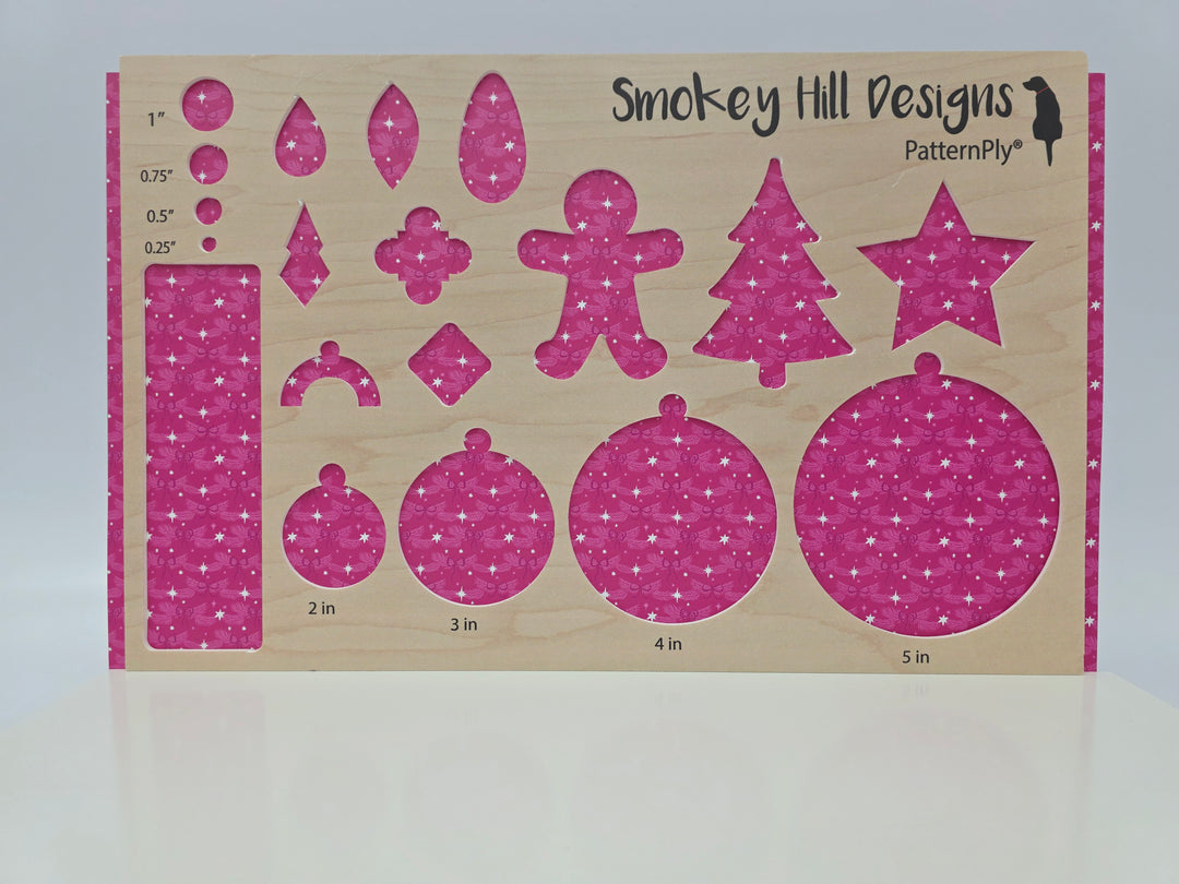 PatternPly® Full Coverage Pink Bows and Pine