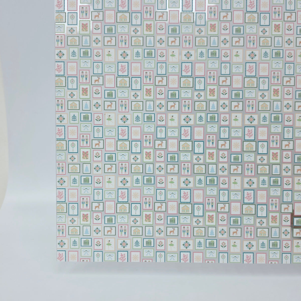 PatternPly® Scattered Christmas Stamps MICRO sheet showing the pattern