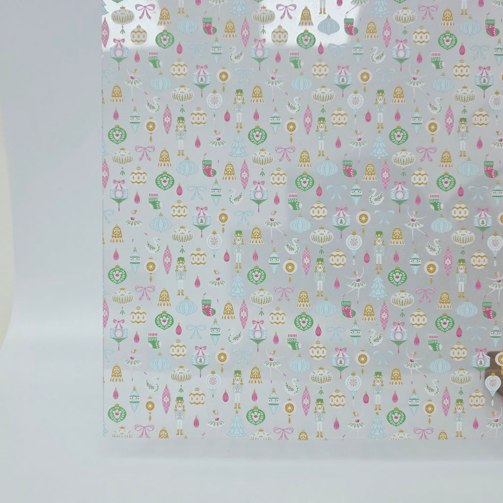PatternPly® Scattered Nutcrackers and Ballerinas MICRO sheet showing the pattern