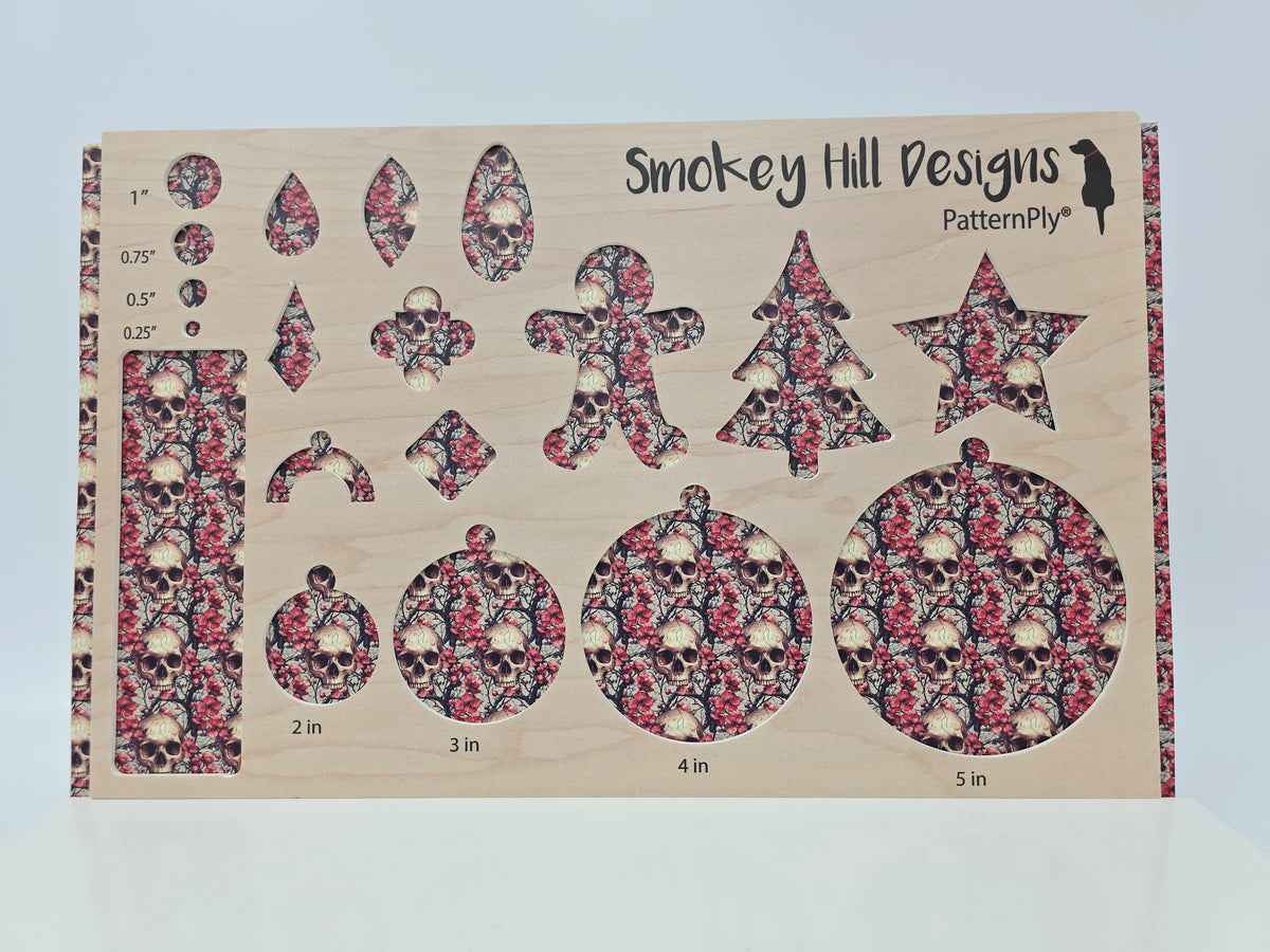 PatternPly® Full Coverage Skulls and Blossoms MICRO product photo 3