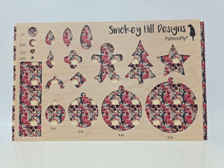 PatternPly® Full Coverage Skulls and Blossoms