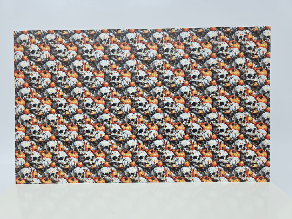 PatternPly® Full Coverage Skulls and Pumpkins product photo 2