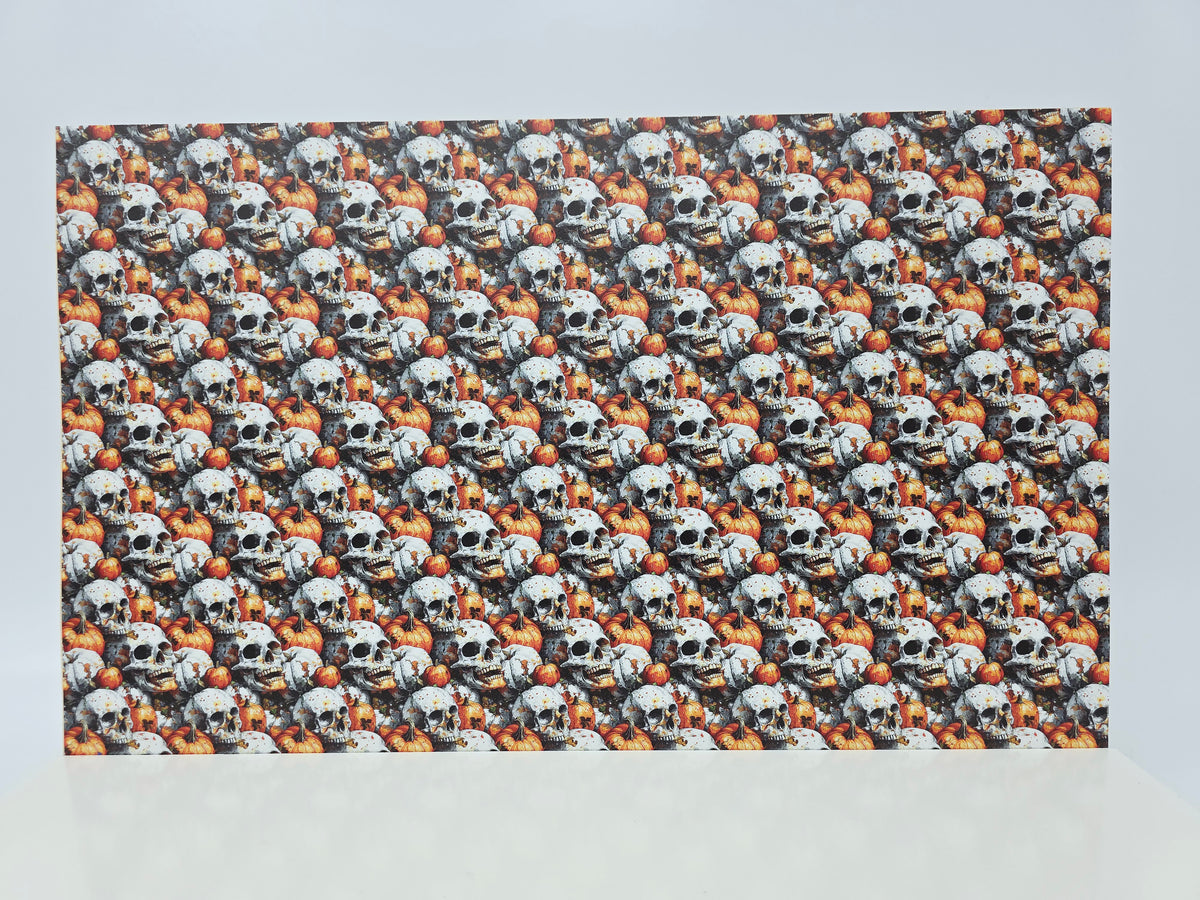 PatternPly® Full Coverage Skulls and Pumpkins product photo 2