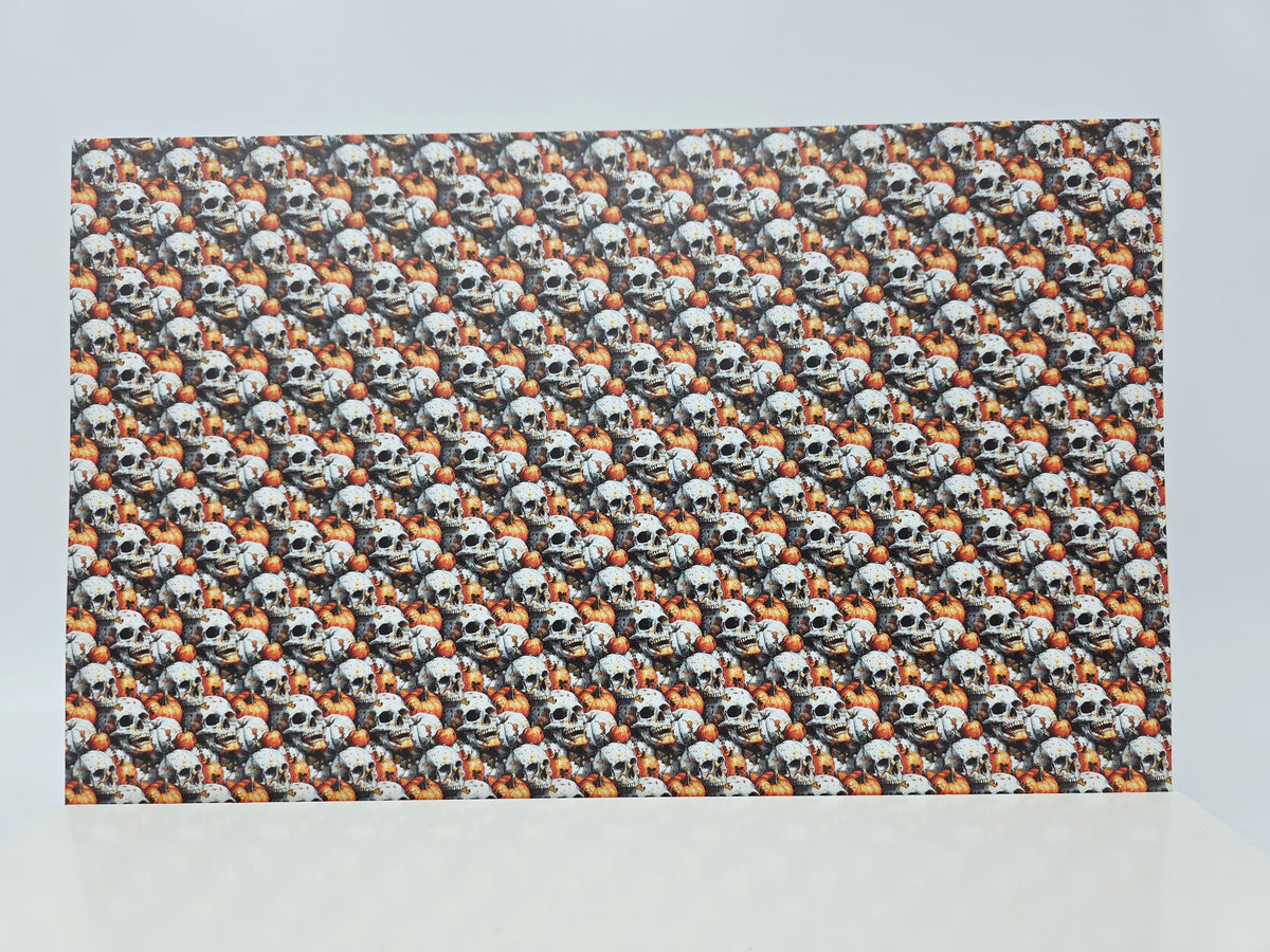 PatternPly® Full Coverage Skulls and Pumpkins MICRO product photo 2