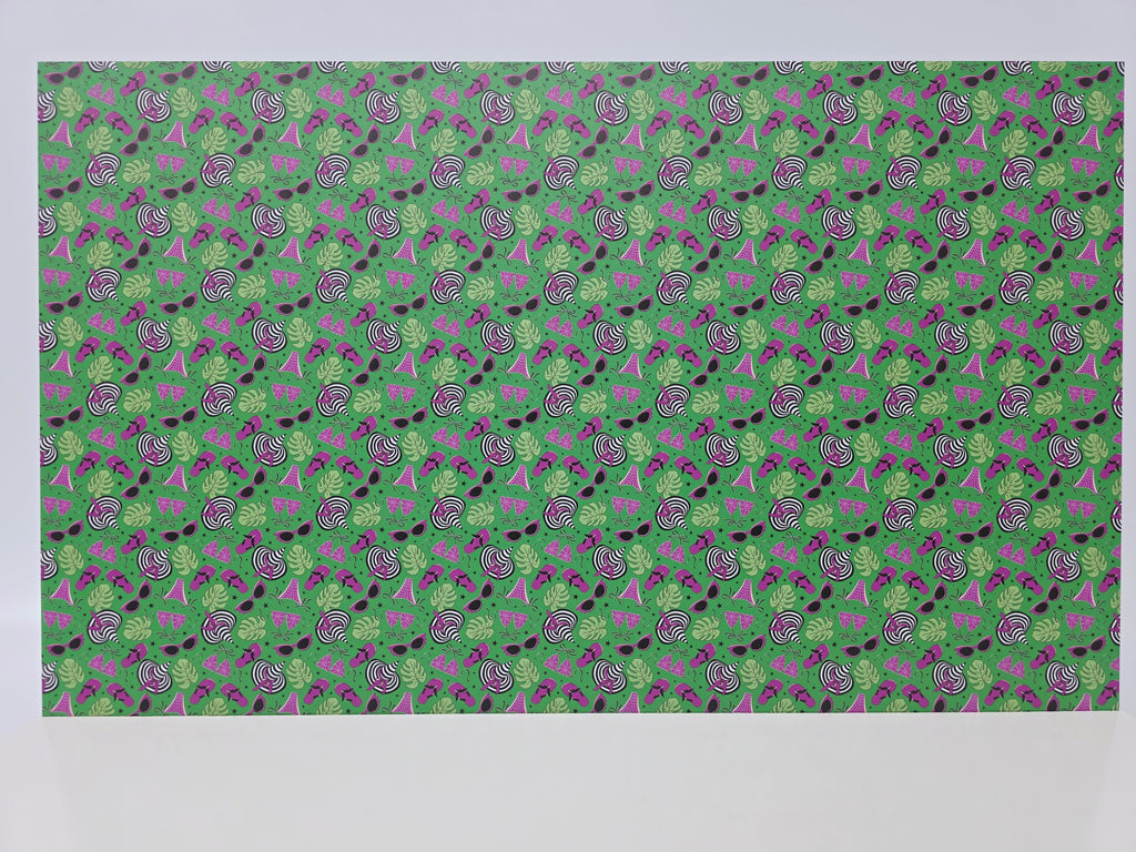 PatternPly® Full Coverage BikiniWeen on Green product photo 2