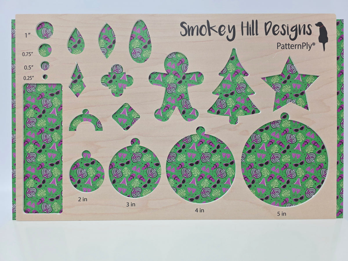 PatternPly® Full Coverage BikiniWeen on Green product photo 3