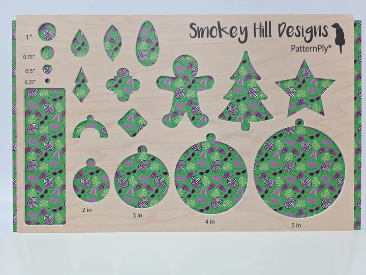 PatternPly® Full Coverage BikiniWeen on Green