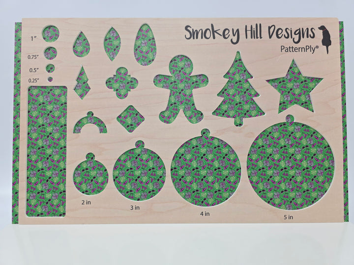 PatternPly® Full Coverage BikiniWeen on Green MICRO