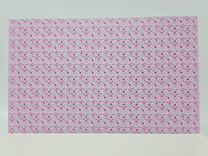 PatternPly® Full Coverage Fingers and Bows on Pink MICRO