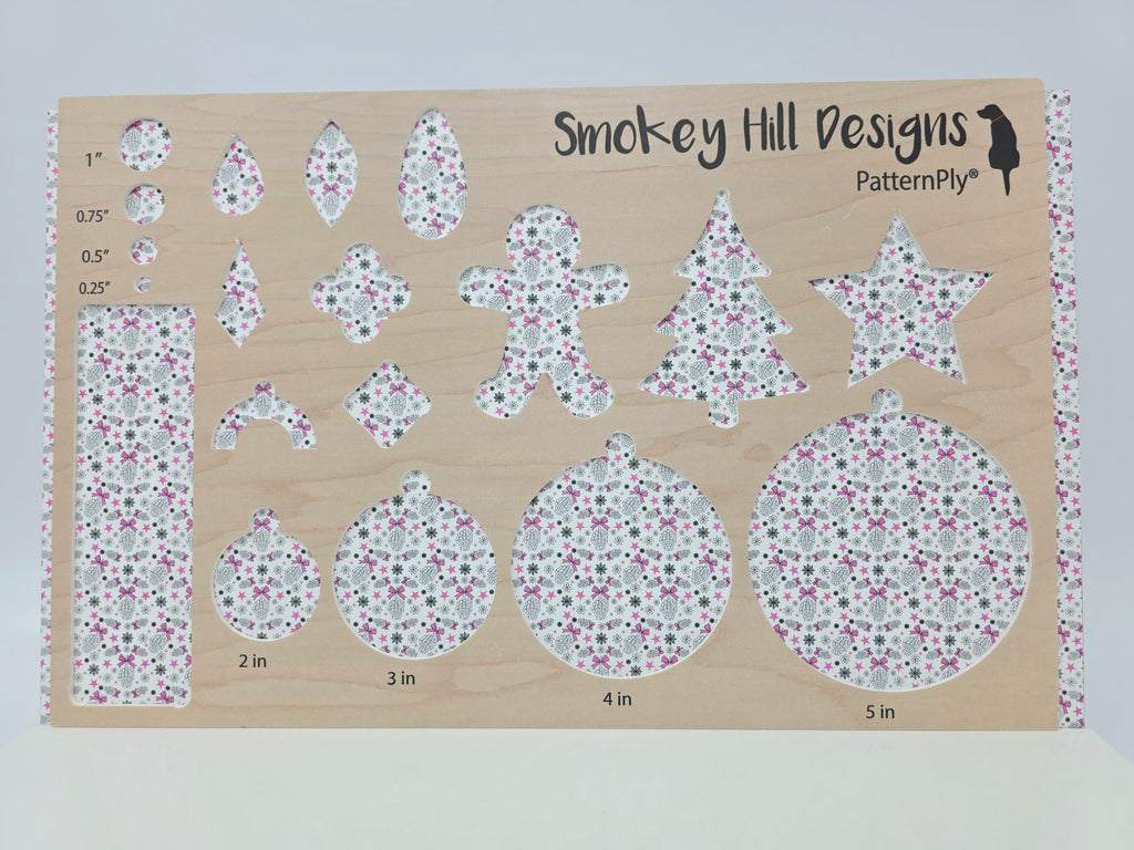 PatternPly® Full Coverage Fingers and Bows on White MICRO product photo 3