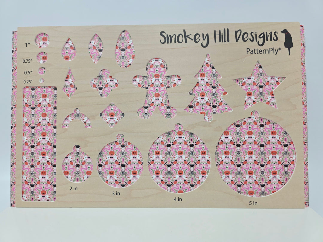 PatternPly® Full Coverage Mystic Snakes and Ghosts on Pink MICRO