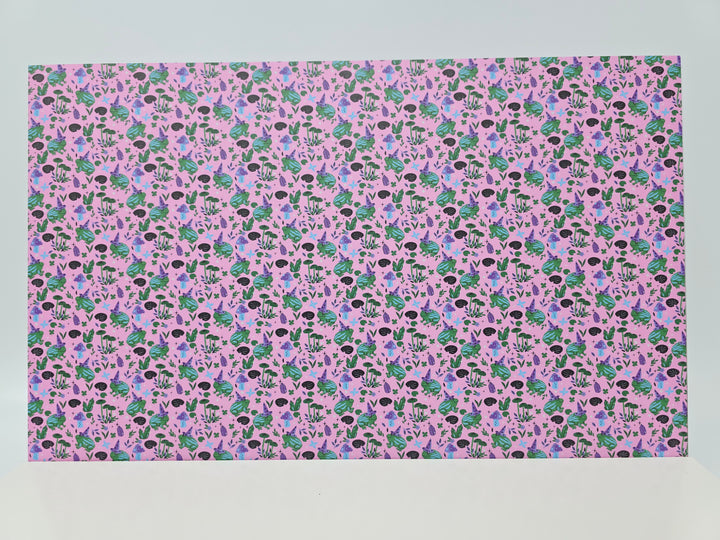 PatternPly® Full Coverage Witchy Frogs on Pink