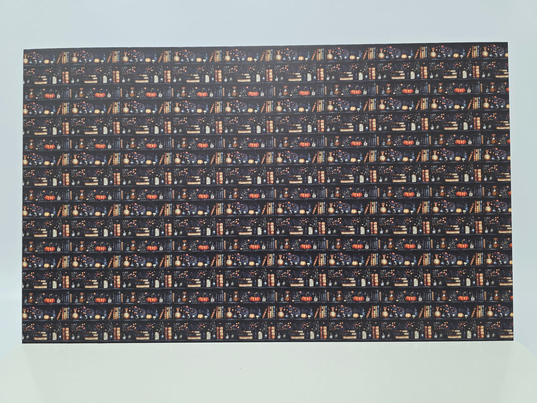PatternPly® Full Coverage Witchy Bookshelves