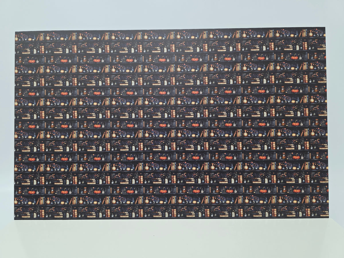 PatternPly® Full Coverage Witchy Bookshelves product photo 2