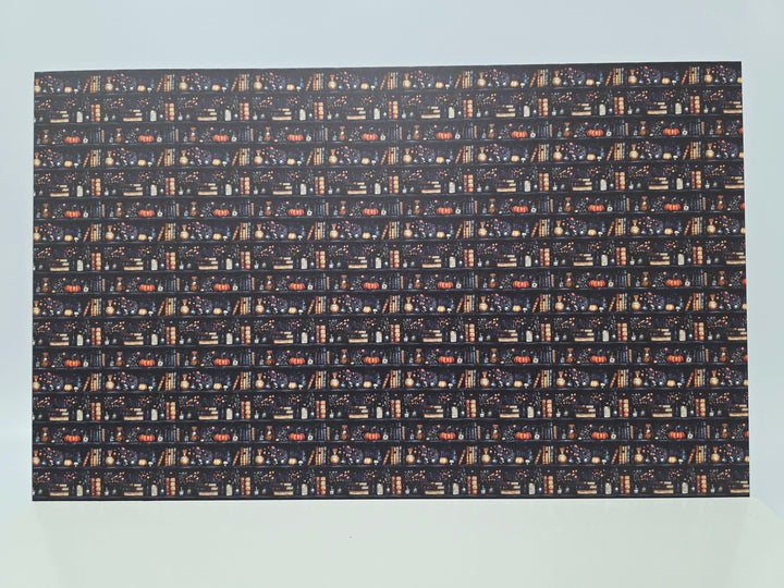 PatternPly® Full Coverage Witchy Bookshelves
