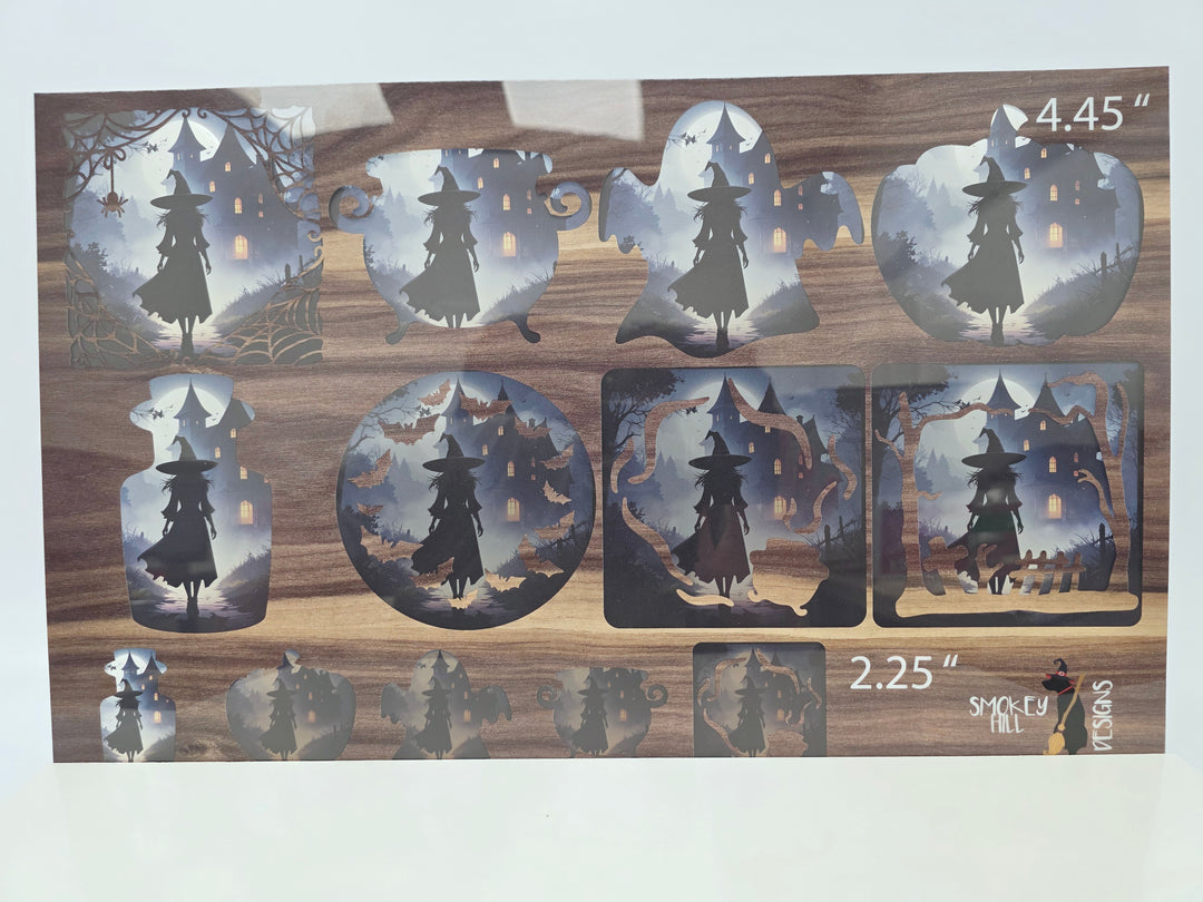 PatternPly® Transparent Witches Walk 2 Sizes