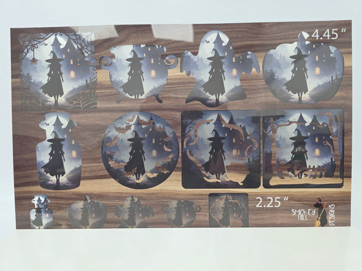 PatternPly® Transparent Witches Walk 2 Sizes