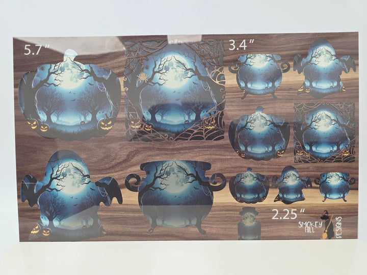 PatternPly® Transparent Foggy Forest 3 Sizes