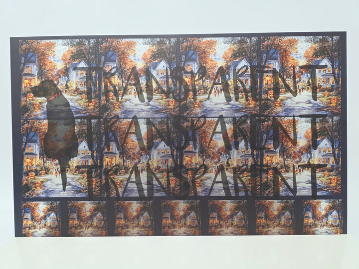 PatternPly® Transparent Americana Halloween 2 Sizes