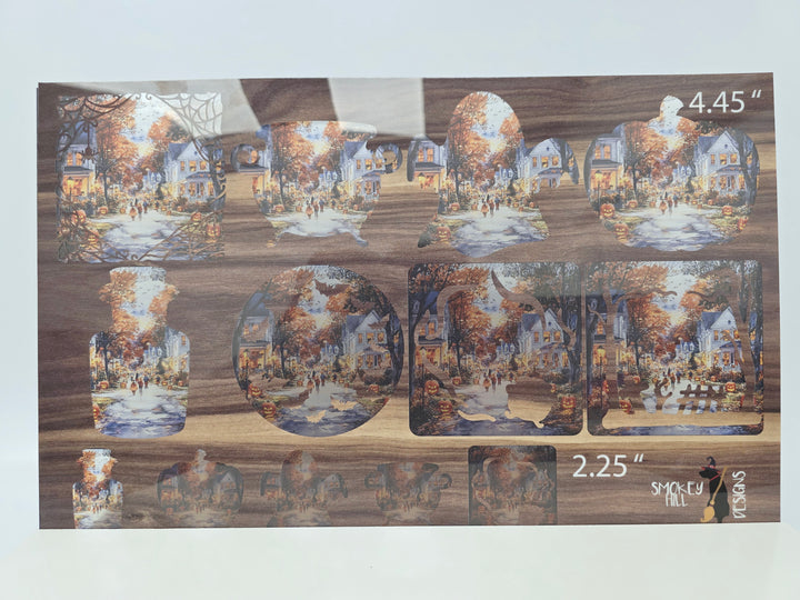 PatternPly® Transparent Americana Halloween 2 Sizes