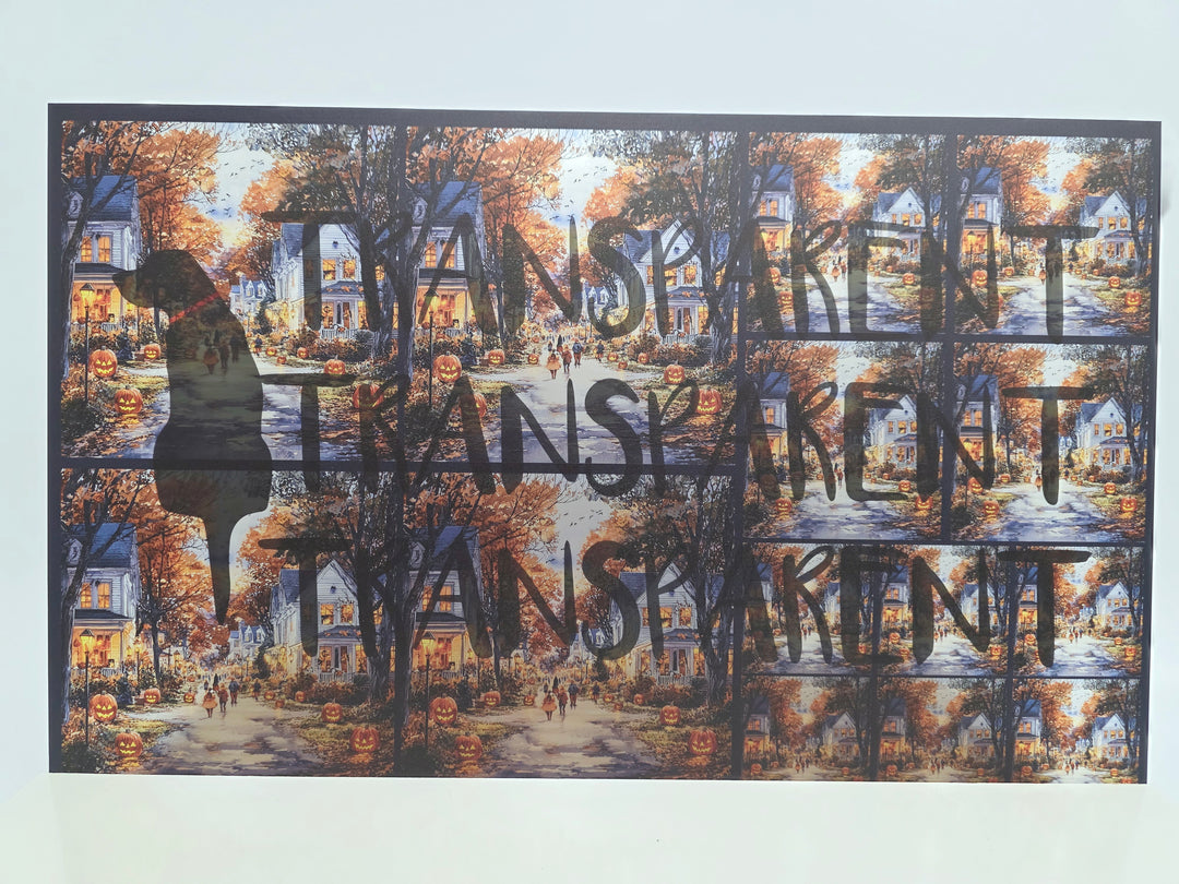 PatternPly® Transparent Americana Halloween 3 Sizes