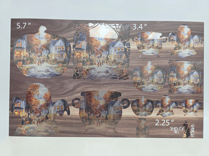 PatternPly® Transparent Americana Halloween 3 Sizes