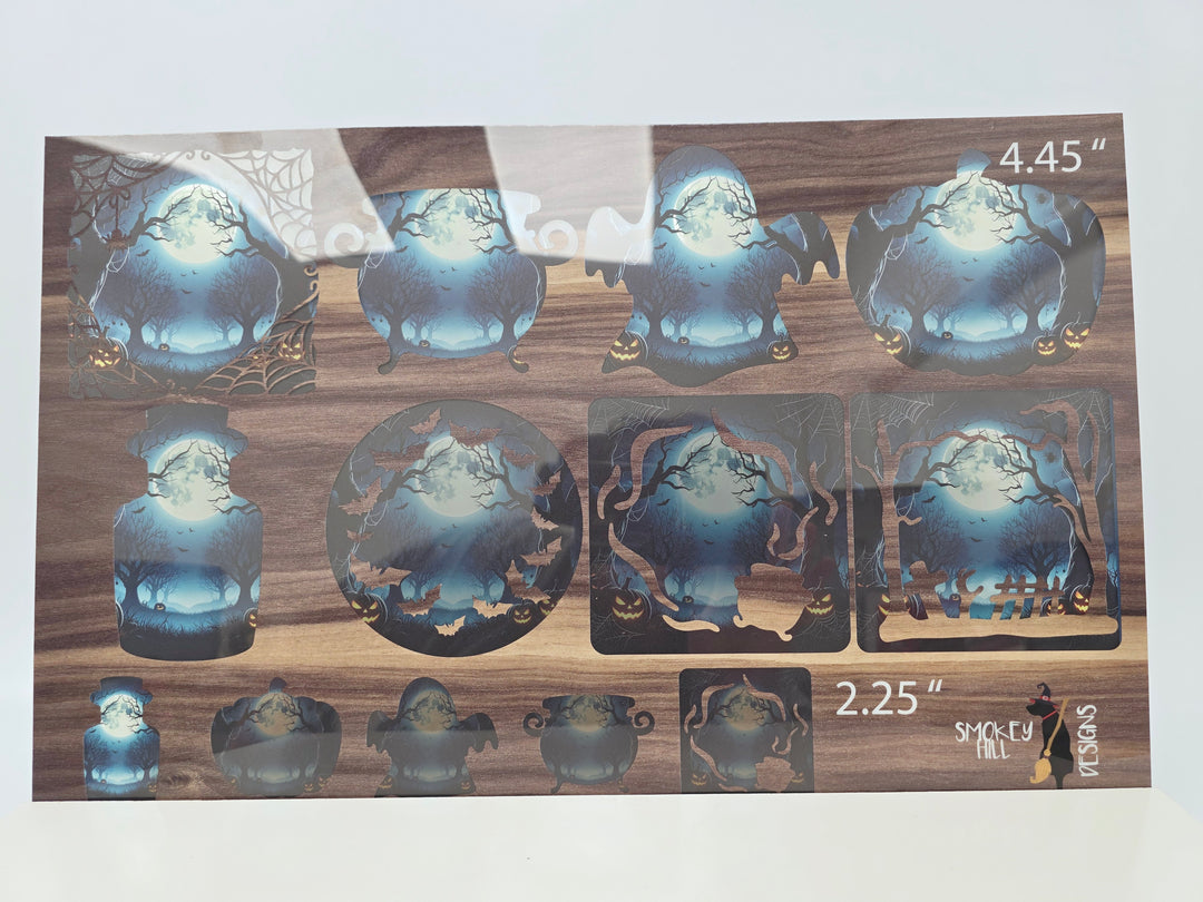 PatternPly® Transparent Foggy Forest 2 Sizes