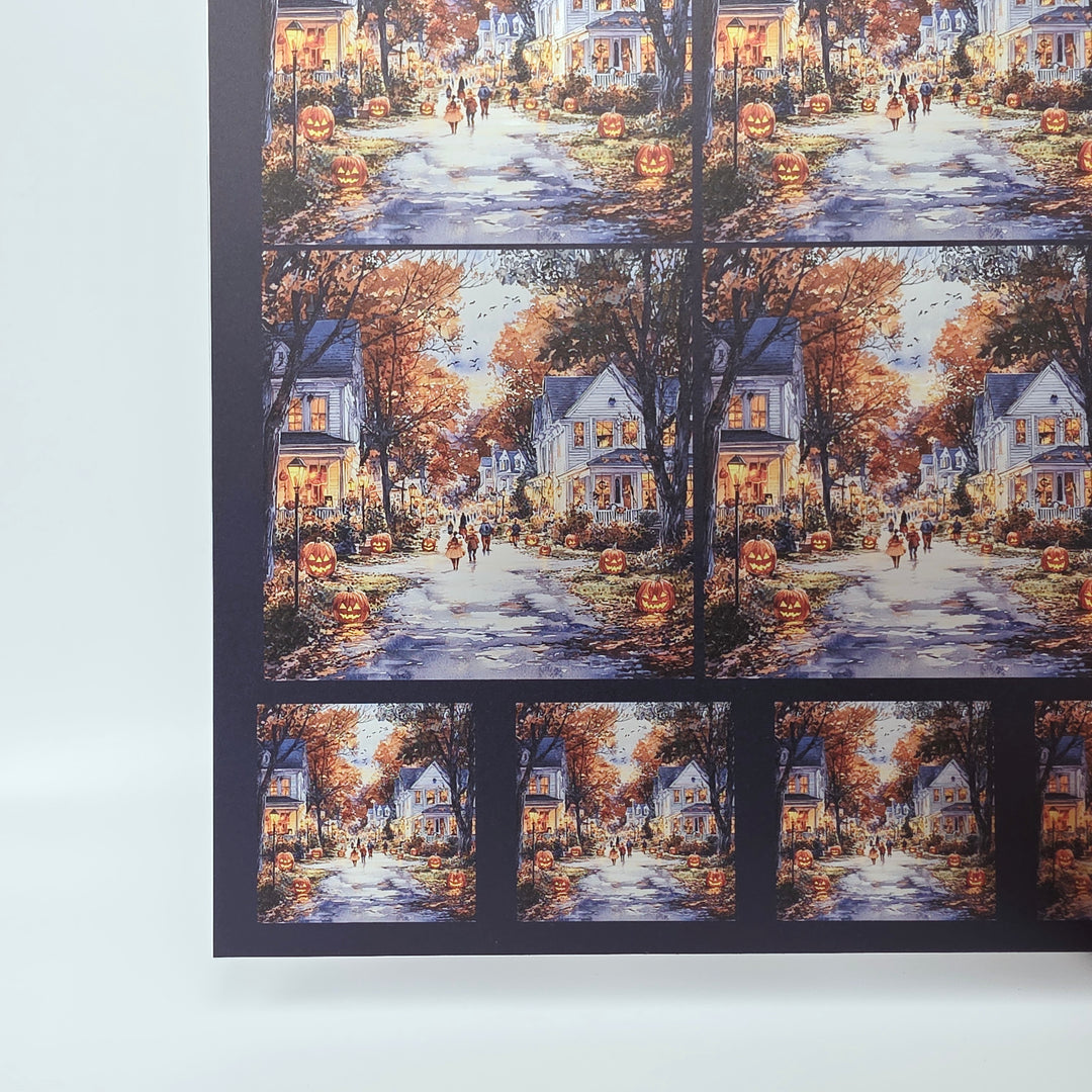 PatternPly® Full Coverage Americana Halloween 2 Sizes