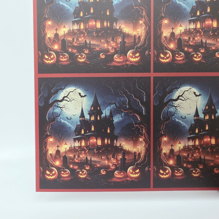 PatternPly® Full Coverage Haunted Mansion 3 Sizes