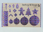 PatternPly® Transparent Mystic Snakes and Ghosts on Purple product photo 3