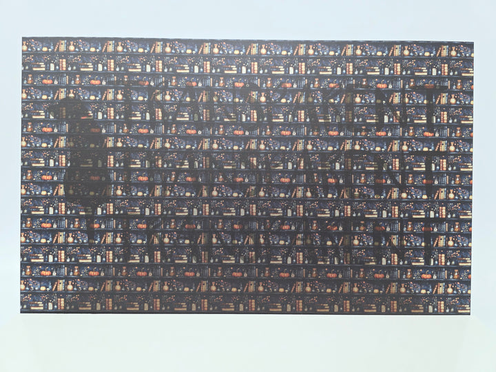 PatternPly® Transparent Witchy Bookshelves