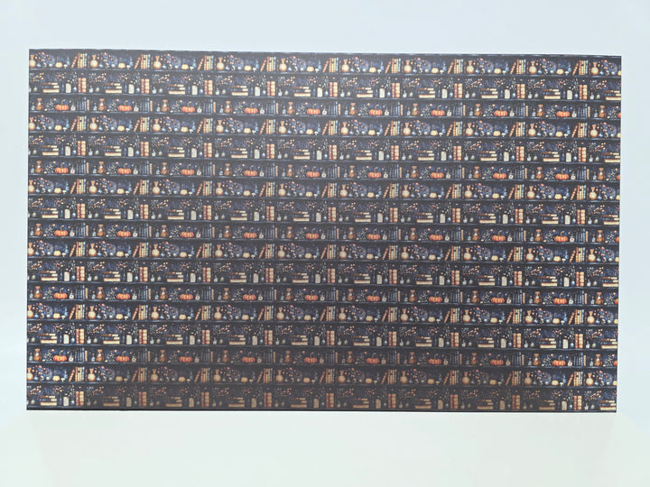 PatternPly® Transparent Witchy Bookshelves