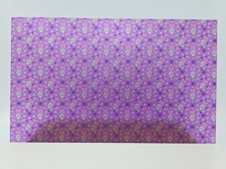 PatternPly® Transparent Fingers and Bows on Purple