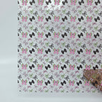 PatternPly® Scattered Bows and Skeletons sheet showing the pattern