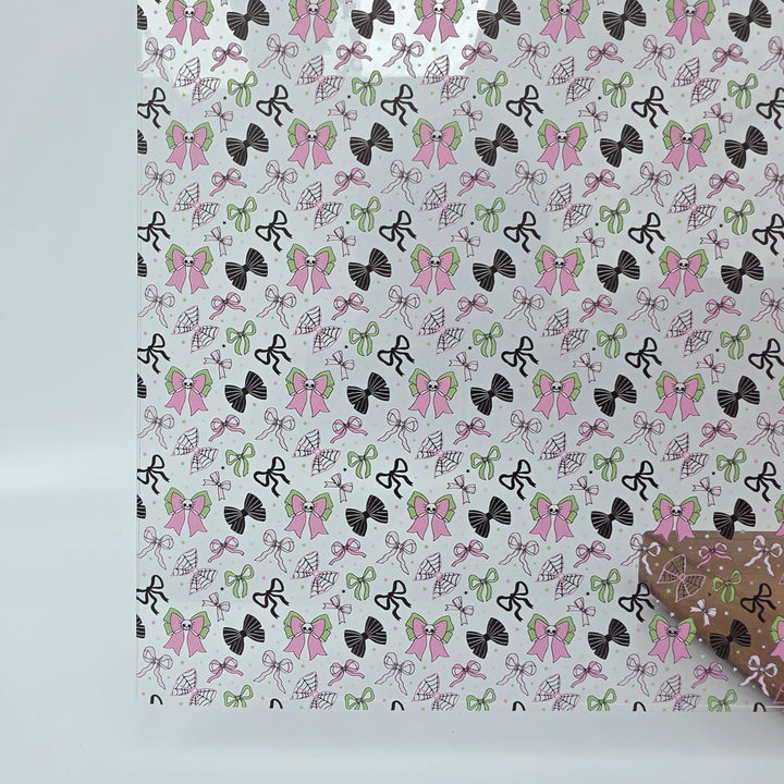 PatternPly® Scattered Bows and Skeletons