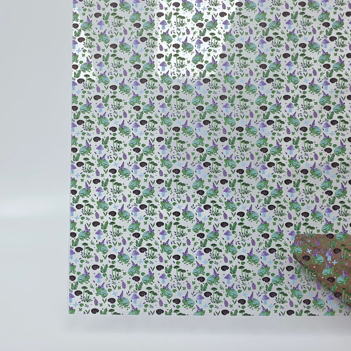 PatternPly® Scattered Witchy Frogs MICRO
