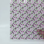 PatternPly® Scattered Purple BikiniWeen MICRO sheet showing the pattern