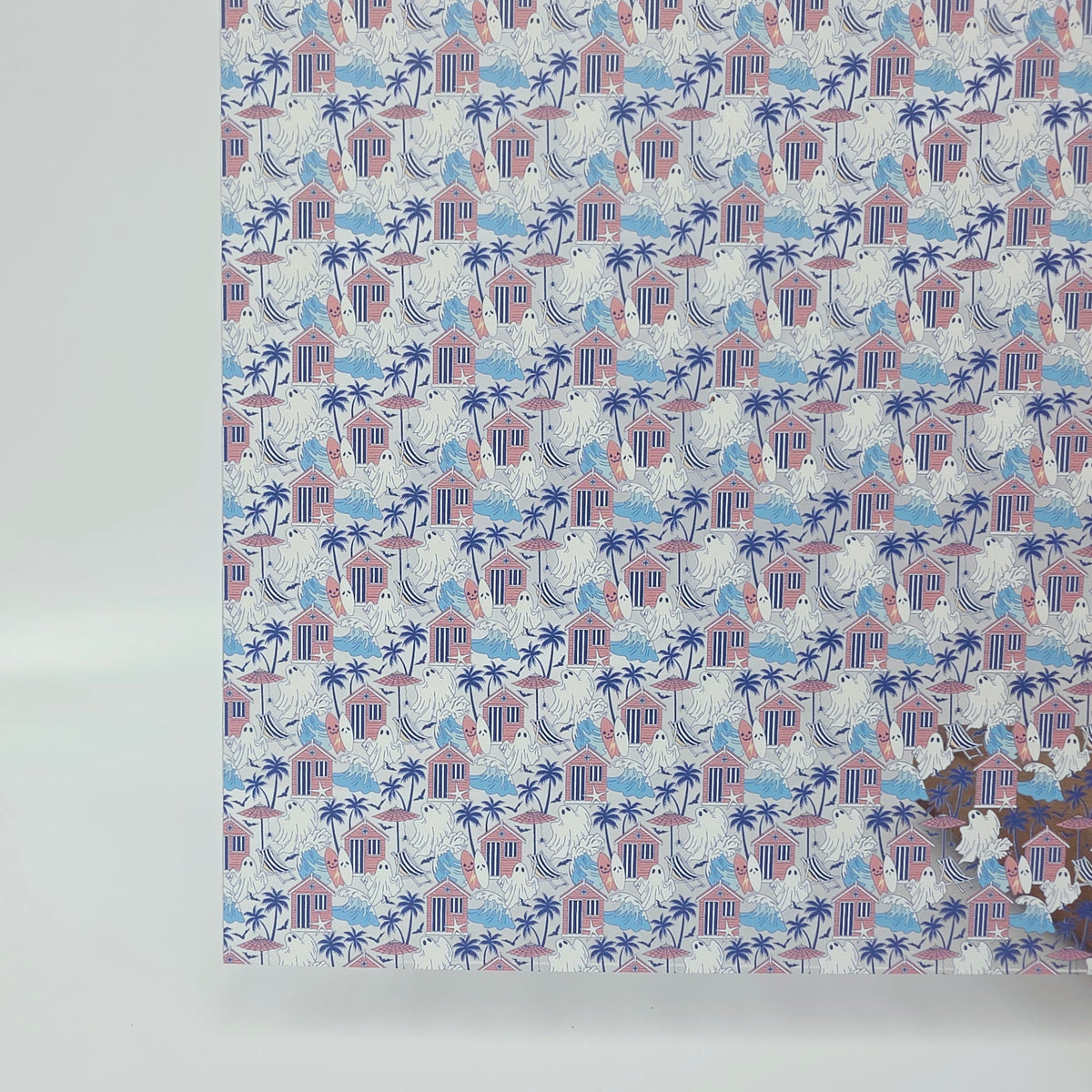 PatternPly® Scattered SurferGhosts MICRO sheet showing the pattern