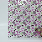 PatternPly® Scattered Purple BikiniWeen sheet showing the pattern
