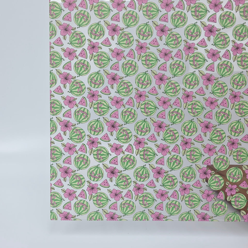 PatternPly® Scattered Carved Watermelons sheet showing the pattern