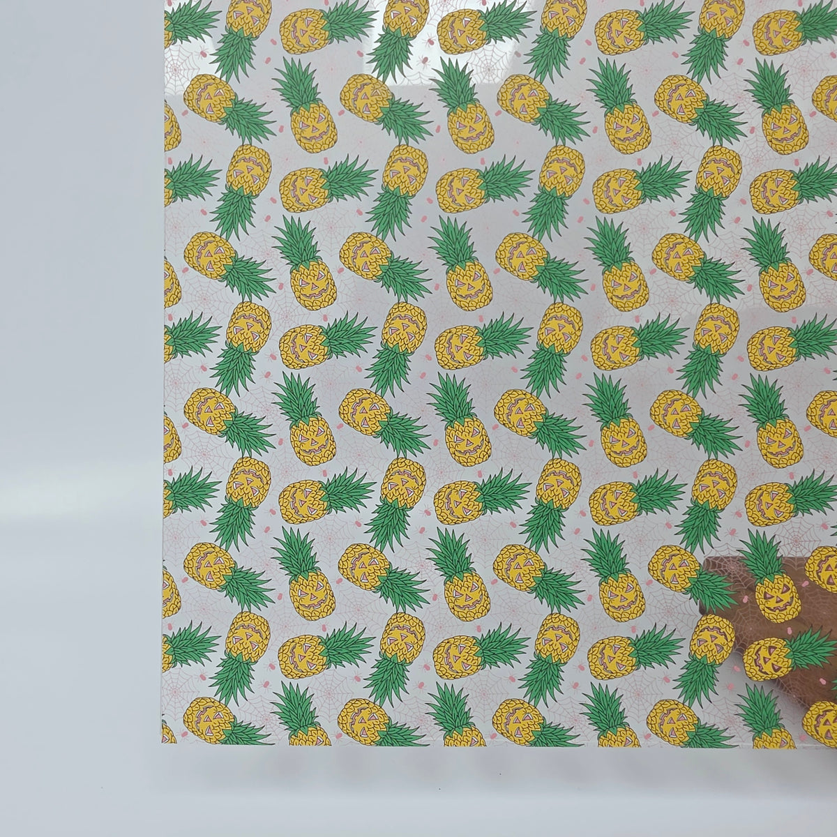 PatternPly® Scattered Jack-o-Pineapples sheet showing the pattern