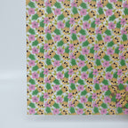 PatternPly® Scattered Luau Skulls MICRO sheet showing the pattern