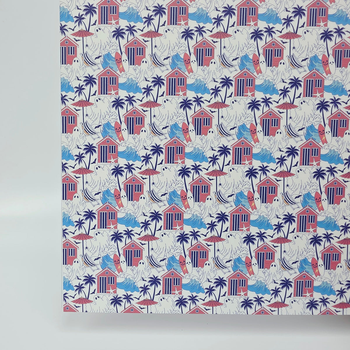 PatternPly® Full Coverage Surfer Ghosts sheet showing the pattern