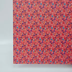 PatternPly® Full Coverage Skeleton Fiesta on Coral MICRO sheet showing the pattern