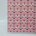 PatternPly® Full Coverage Mystic Snakes and Ghosts on Pink MICRO sheet showing the pattern