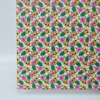 PatternPly® Full Coverage Luau Skulls on White MICRO sheet showing the pattern
