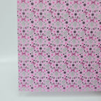PatternPly® Full Coverage Fingers and Bows on Pink MICRO sheet showing the pattern