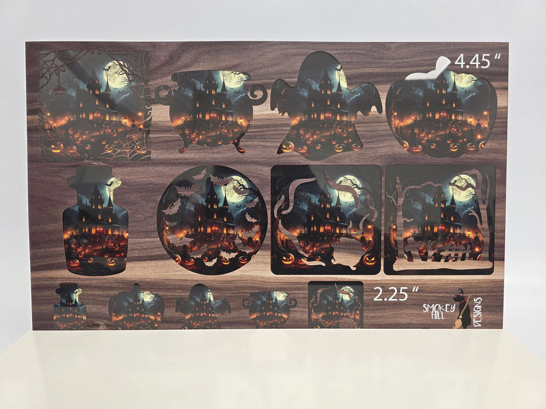 PatternPly® Full Coverage Haunted Mansion 2 Sizes